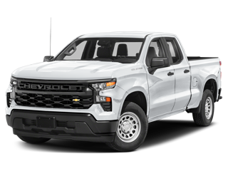 White Chevrolet Silverado 1500
