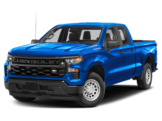 Blue Chevrolet Silverado 1500