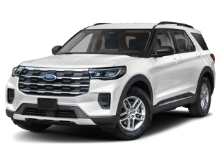 White Ford Explorer