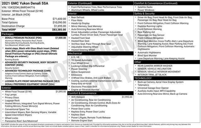 2021 GMC Yukon Denali
