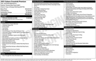 2021 Subaru Crosstrek Premium