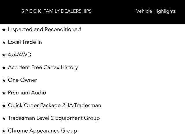 2022 RAM 2500 Tradesman Crew Cab 4x4 6'4' Box