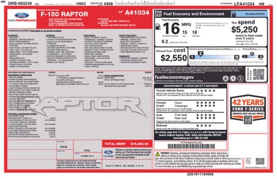 2020 Ford F-150 Raptor