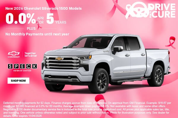 0 apr for 5 years new chevy silverado 1500