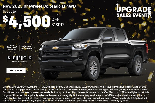 NEW 2026 CHEVROLETO COLORADO LT 4WD