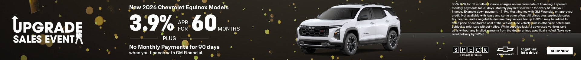 0 percent apr 2026 chevy equinox