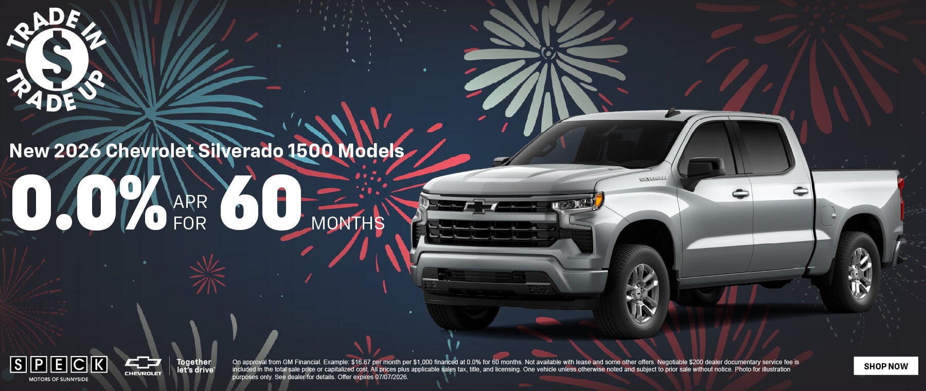chevy silverado 1500 0 apr for 60 months