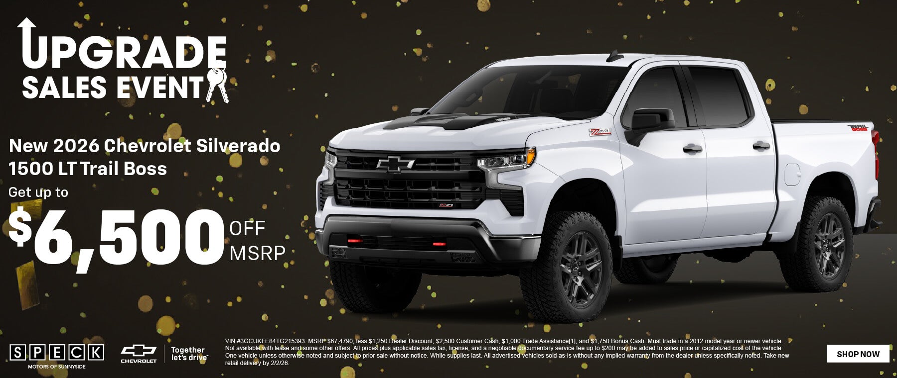 6500 discount on a 2026 chevy silverado 1500