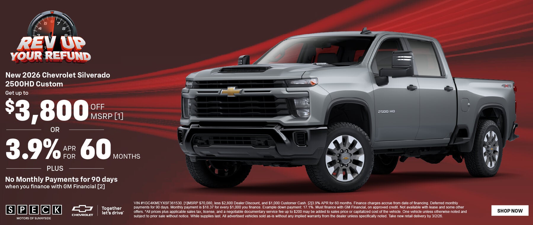 3800 off msrp on new silverado 2500