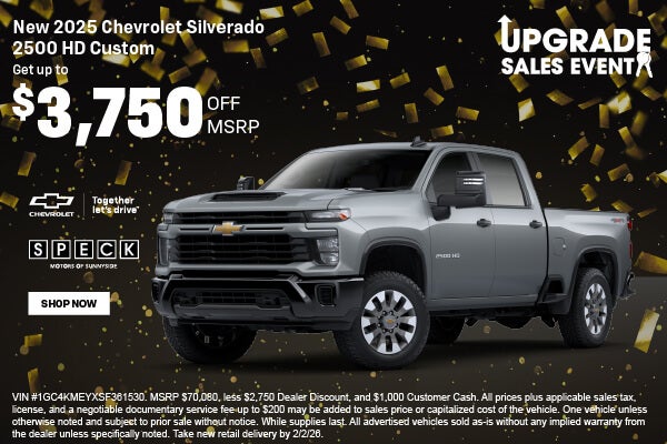 NEW 2026 CHEVROLET SILVERADO 2500 HD CUSTOM