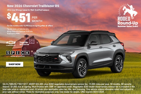 451 per month lease chevy trailblazer