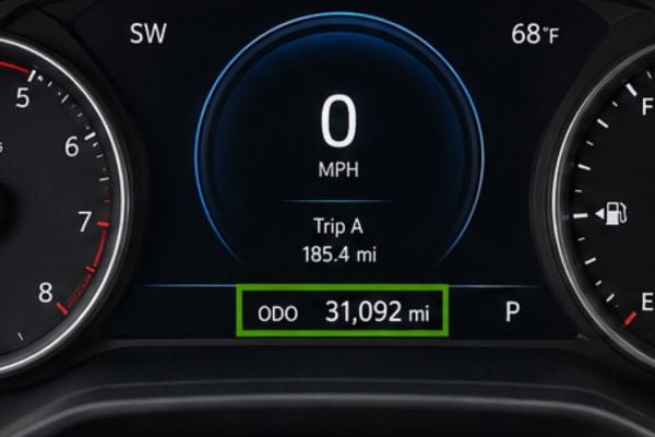 dashboard odometer