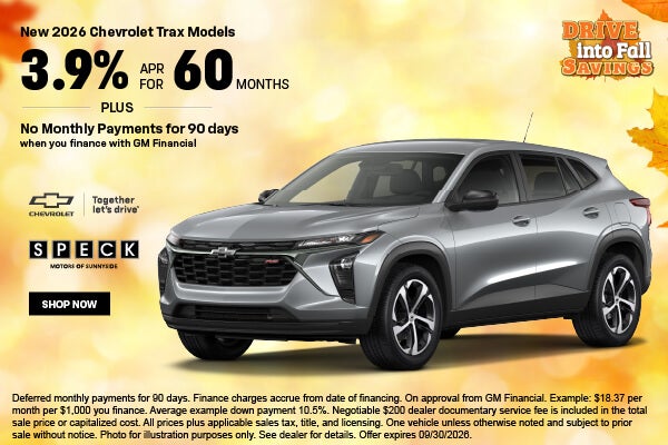 3.9 ap for 60 months chevy trax